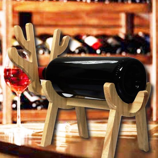 Attractive Animal Shape Storage Anti-scratch Dog Little Pig Statue Wine Stand for Bar Wine Display Stand