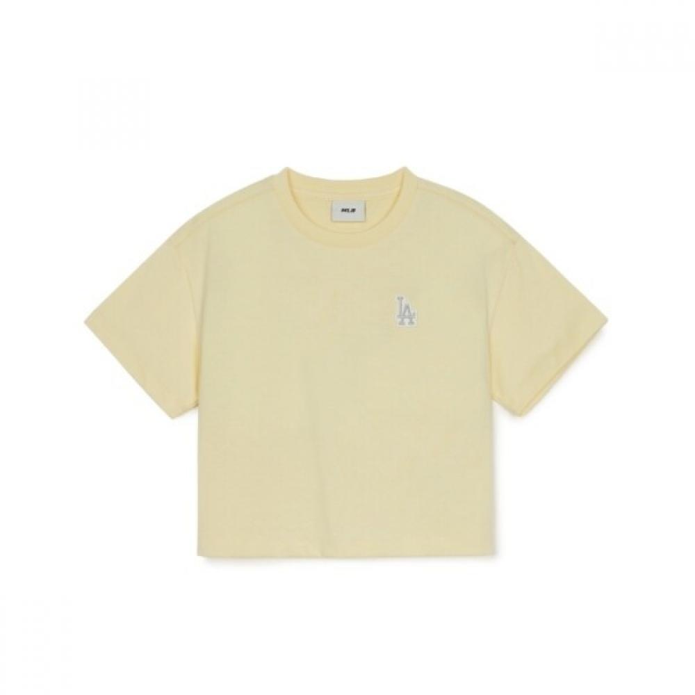 Mlb Kids Basic Girls Small Logo Crop T shirT