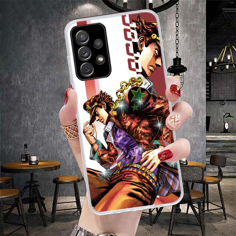 JoJo Bizarre Adventure Anime Phone Case For Samsung Galaxy A12 A22 A32 A52 A72 A02S A51 A50S A71 A70 A31 A20S Note 20 Ultra S10