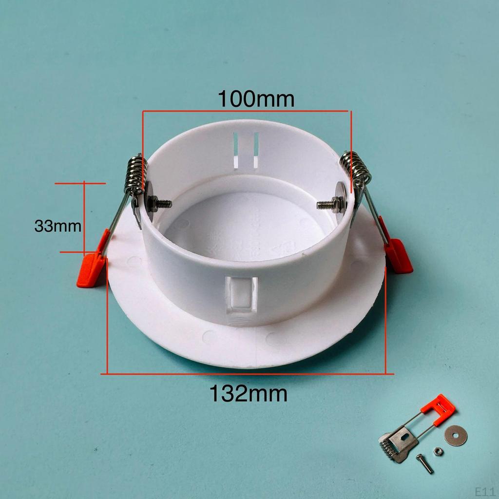 Ceiling Hole Cover Plate Downlight Trim Compact Wall Mount Recessed Light for