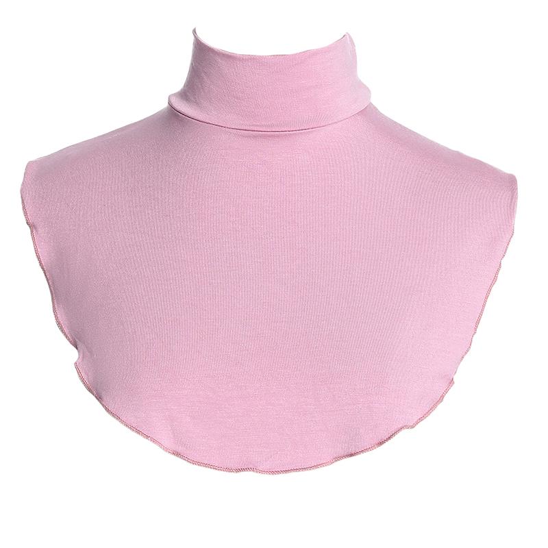 

1 шт. Водолазка Женская Грелка для шеи Полутоп Модал Съемный Однотонный Высокая горловина Чехол Ложный воротник
