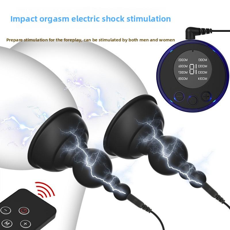 Electric Shock Nipple Clamps Breast Massager Stimulator  Toys Bondage Clitoris Labia Clamp Sex Toys Women Adult Games