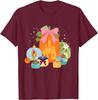 New Princess Pumpkins Fall Princesses and Pumpkin Castle Fashion Casual T-Shirt S-4XL Four Seasons Unisex