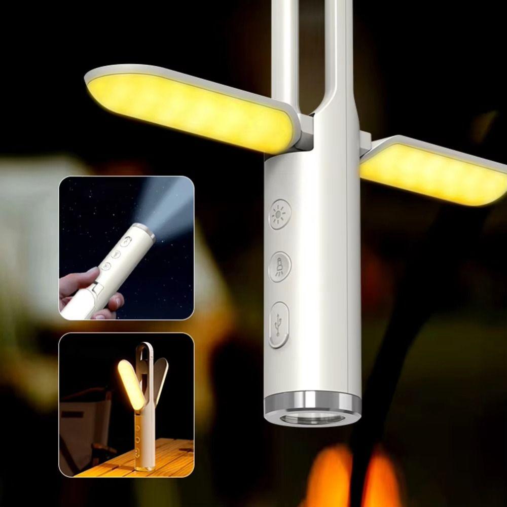Rechargeable LED Camping Lantern Waterproof Portable Worklight Rechargeable Flashlight  Hiking