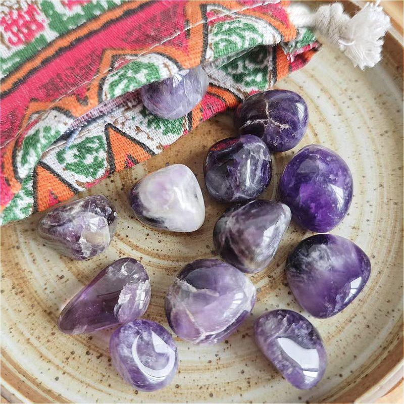 100g/pack Natural Tumbled Polished Crystal Quartz Stone Raw for Decoration Reiki Gifts Energy Therapy Size 15-20MM