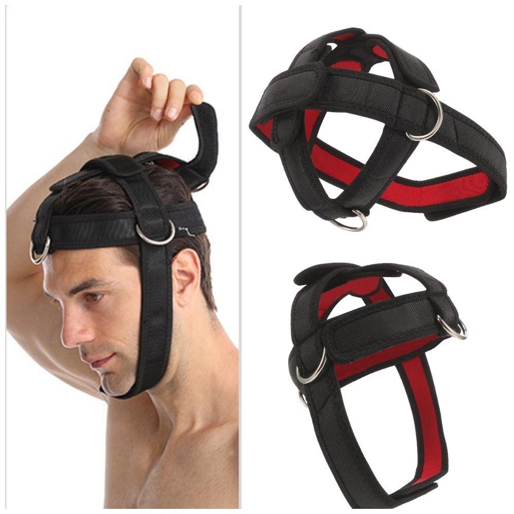 

Multifunctional Head Training Harness Black Neck Strength Training Strap Outdoor Black