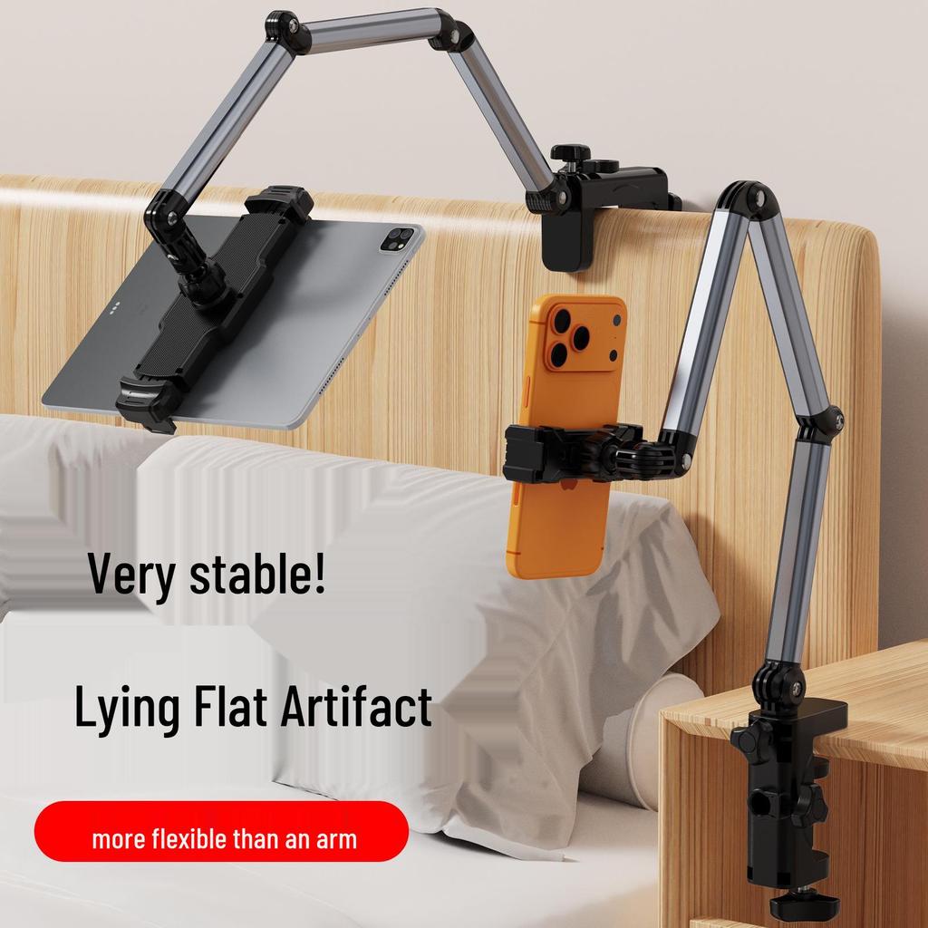 Adjustable Tablet & Phone Holder Stand for Home, Study, Live Streaming, and Binge-Watching