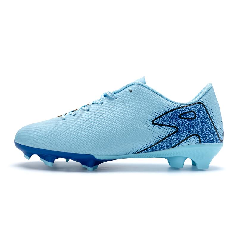 

Men s High-top Sock Football Shoes Youth Sports Shoes Football Training Shoes Art Makeup Lawn Children Football Boots 45 синій