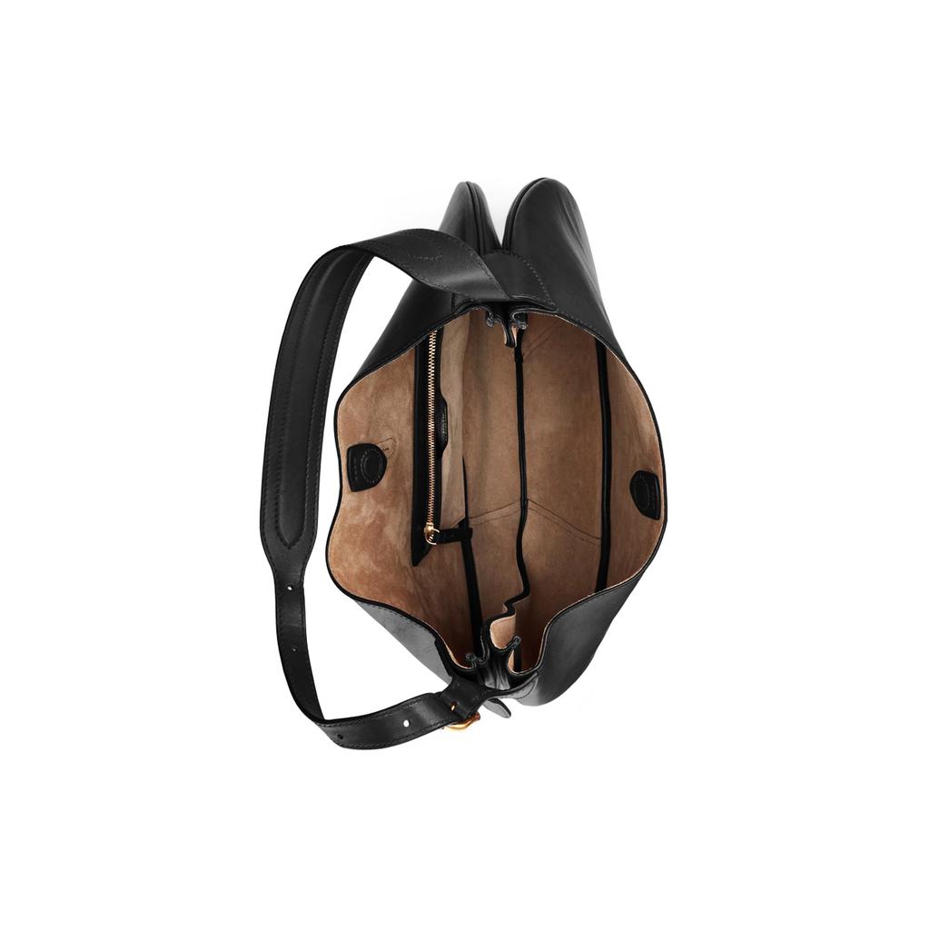 Polo Ralph Lauren Женская сумка через плечо Polo ID из коровьей кожи, черная WAPOBAG02V20007-001