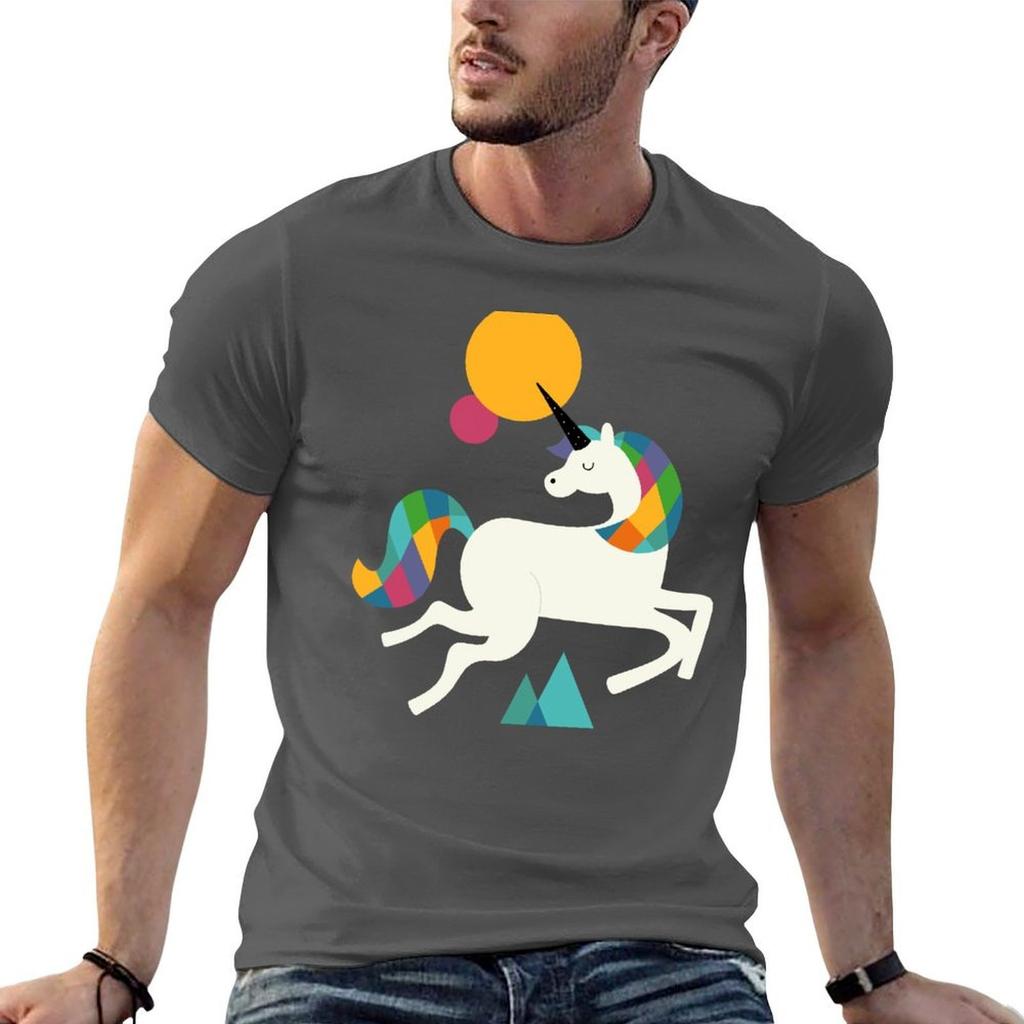 To Be A Unicorn Tshirt Trendy Print Short Sleeve Tshirt