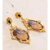 Eetit French Stainless Steel Oval Ballet Girl Drop Earrings 2025 New Arrivals Retro Design Attractive Jewelry for Ladies Gift
