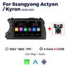 Navifly 7inch Android 13 Car Radio Stereo Multimedia Player For SsangYong Kyron Actyon 2005-2011 Navigation GPS CarPlay Monitor