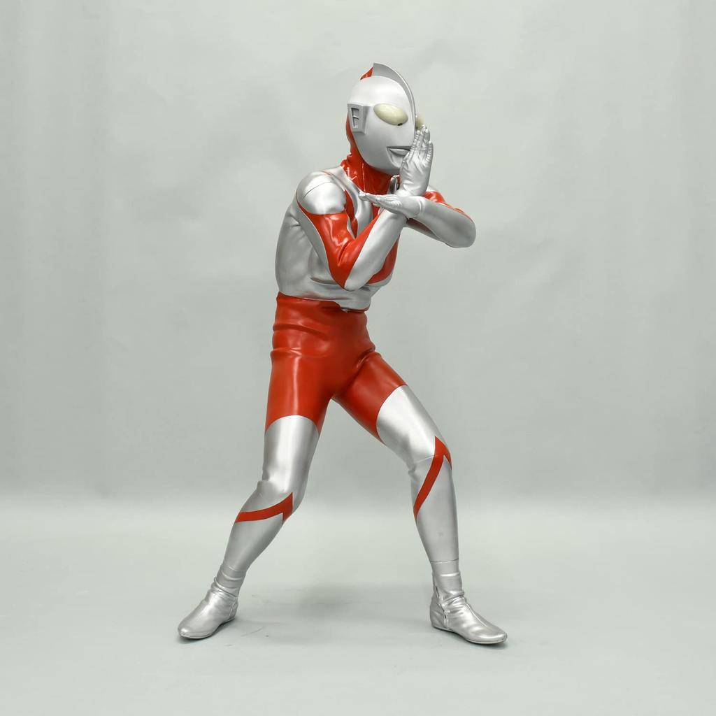 Ultraman (C-Typ)/Mega Softvinyl-Bausatz, Nachdruck, nicht maßstabsgetreu, Gesamthöhe ca.. 39 cm weiches Vinyl, unbemalt, Bausatz 4571587310050