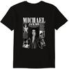 Hudební tričko inspirované Michaelem Jacksonem Retro Pop Král Grafické tričko