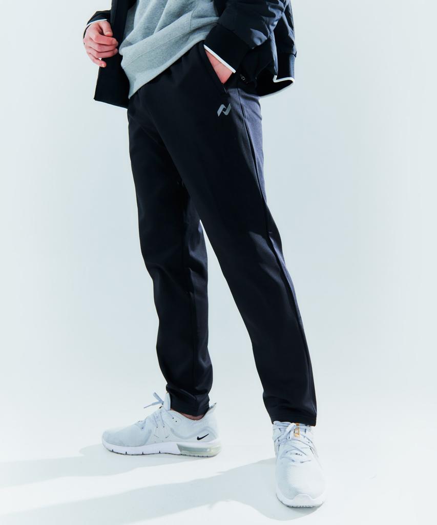 NINETY PLUS Essential Begins Fleece-Lined Pants - Black