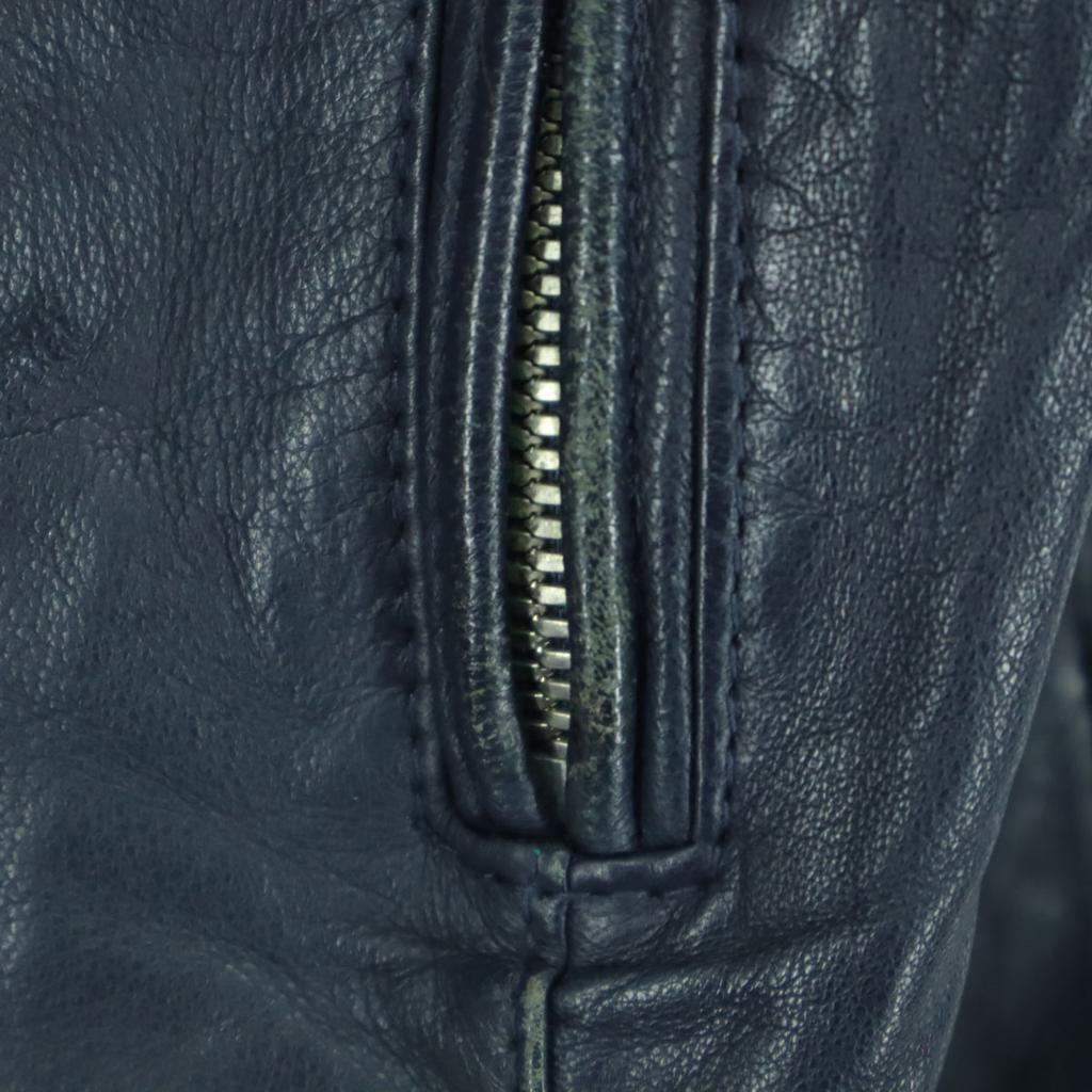 SHIPS Long sleeve Single riders jacket S black Men's Used