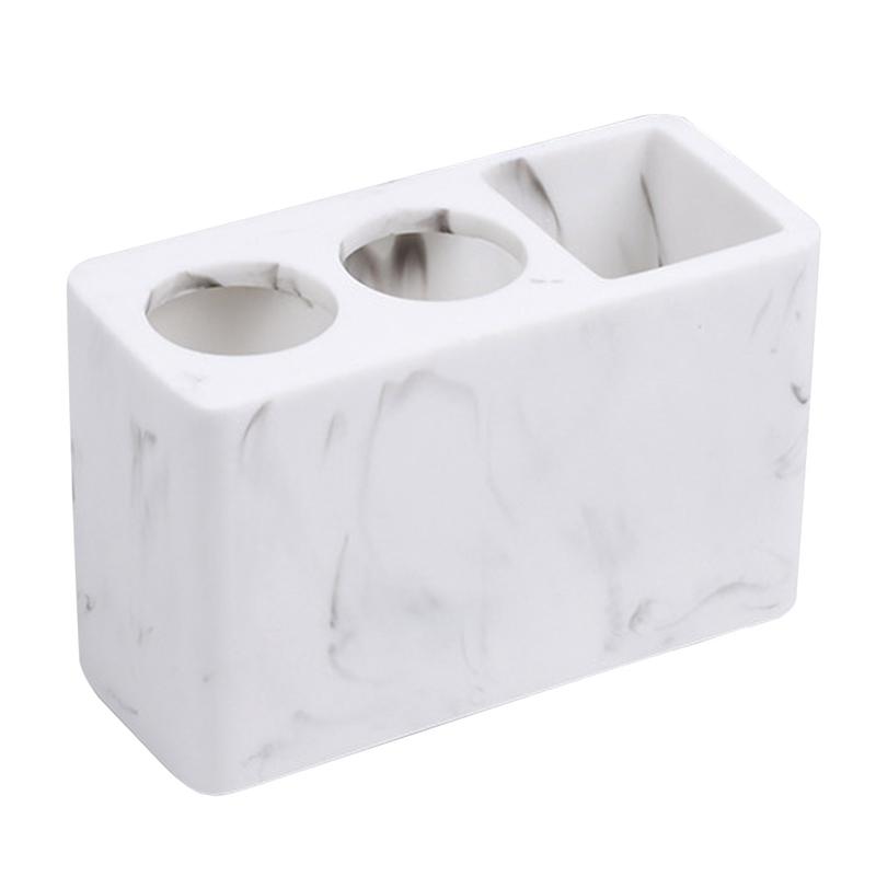 14cm toilet drain shower Nordic modern style storage toothpaste resin hotel organizer desk toothbrush toothbrush holder bathroom bathroom accessories