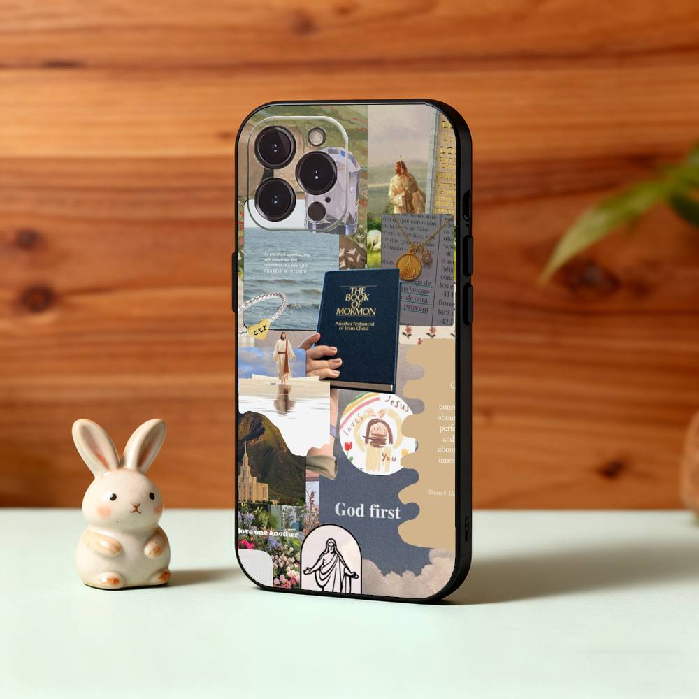 1PC The Book Of M-Mormon Phone Case For iPhone17,16,15,14,13,12Plus,Pro Max,XS,5G Soft Silicone Black Cover