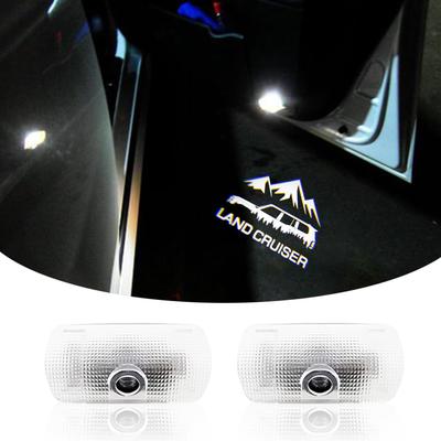 Φώτα Ευγένειας Αυτοκινήτου, Φώτα Πόρτας με Λογότυπο, Συμβατά με Toyota Land Cruiser Σειρά 250, Σετ 2 τεμαχίων