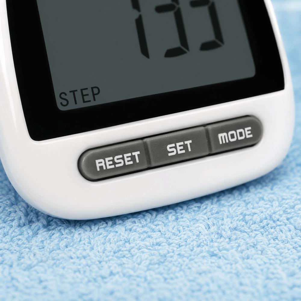 Compact Size Digital Pedometer Step Distance Calorie Tracking Fitness Tracker  Walking Exercise