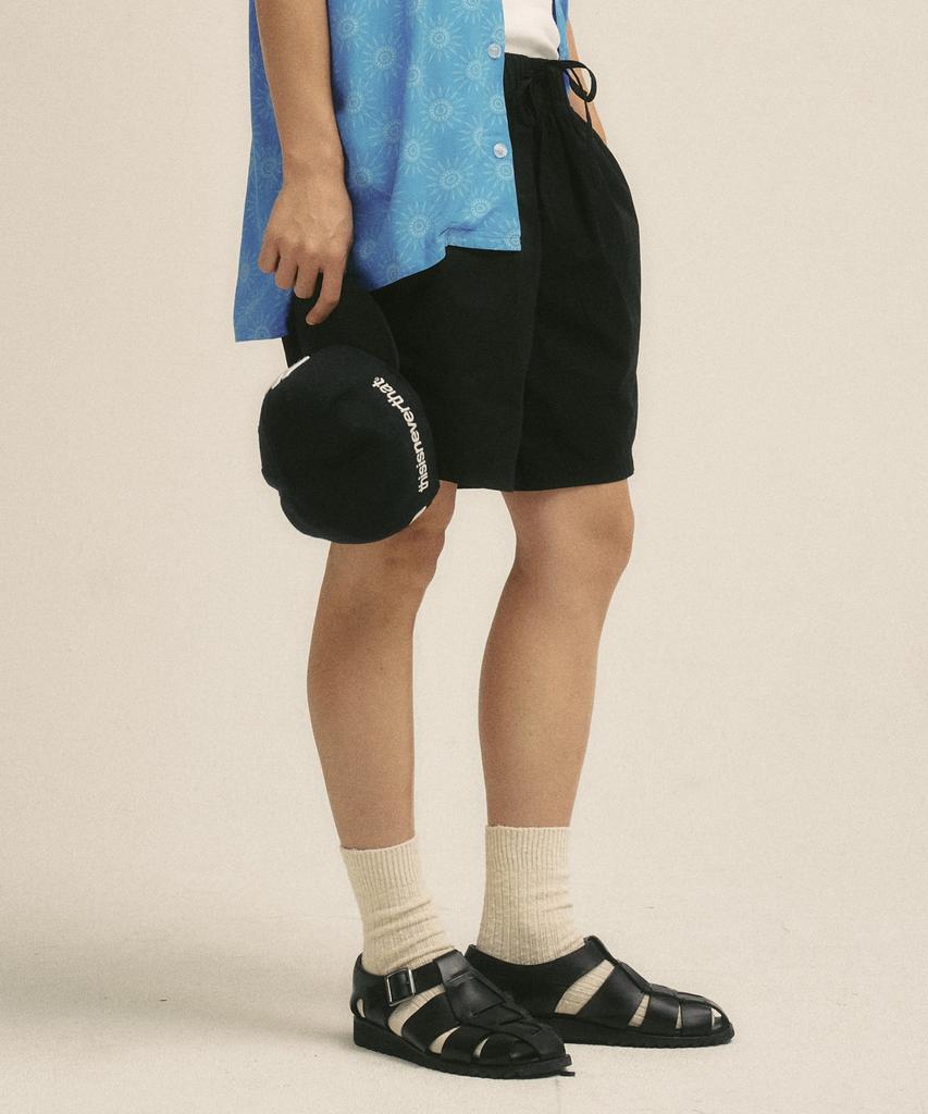 Billalei Daily Easy Cotton Men'S Shorts - Black