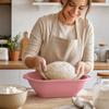 Silicone Bread Proofing Basket with Lid, Heat Dough Fermentation Basket for