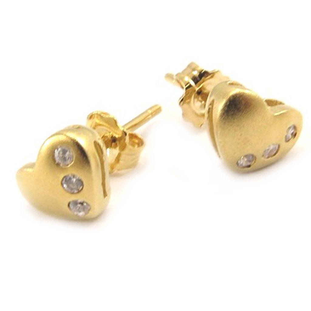 Les Trésors De Lily [D7236] - 'Hearts Elegance' Earrings