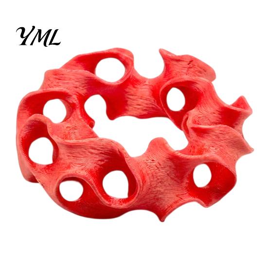 Aquarium Landscape Accessories 3D Printed Hideout Cave, Wavy Hollow Ring Fish Shrimp Shelter, Shelter Breeding Hiding Hole Decor, Tank Ornament