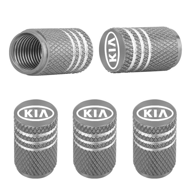 5pcs Car Badges Metal Wheel Tire Valve Cap Covers Auto Accessories For Kia Rio Ceed Sportage Cerato Soul Sorento Picanto Optima xkbn81