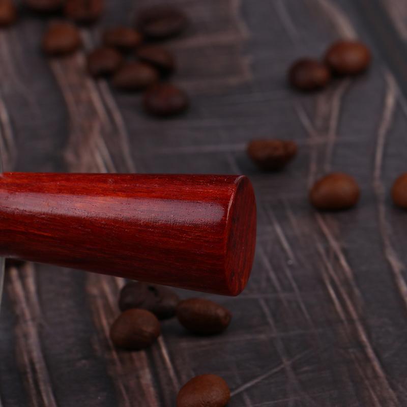 75Ml Wooden Handle Double Tip Coffee Cup  With Scale Milk Cup Espresso Ounce Cup