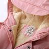 Children Winter Autumn Fleece Outdoor Jackets for Boys Girls Hooded Warm Kids Boy Outerwear Windbreaker Autumn Casual Baby Boy Coats Clothing