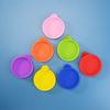 Silicone Pet Food Can Lid Sealing Cover Cat Dog Container Preservation Three-in-One Soft Airtight Reusable Storage Lid