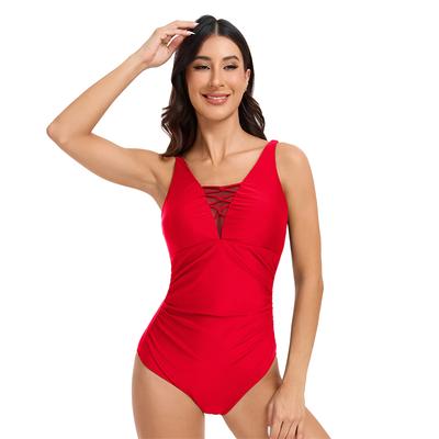 Bañador de una pieza Patchwork Sport para Mujer Tallas Grandes Traje de Baño Femenino Monokini con Espalda Descubierta Traje de Baño
