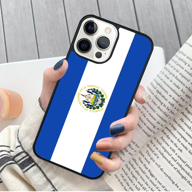 El Salvador National Flag Phone Case For iPhone 17 Air 16 15 14 11 12 13 Pro MAX Plus Cover Shell Coque
