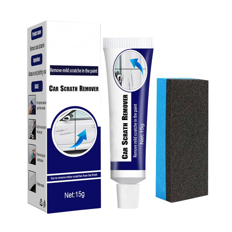 Car Scratch Repair Agent Car Polisher Scratch Remover With Sponge Car Body Paint Care Remove Scratch Repair Smooth Car Body