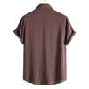 2024 Men's Fashion Short Sleeve Summer Shirts Casual Oversized Loose Beach Shirts
