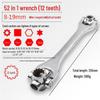 Set Chiave a Bussola Universale Multifunzione Rotante 8 in 1 (8-21mm)