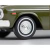 Tomytec Tomica Limited Vintage 1/64 Scale LV-206a Toyopet Crown Custom 1966 Model, Green, Finished Product