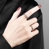 Vintage Twisted Rope Star Open Ring For Women Fashion Irregular Statement Band Party Jewelry