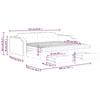 VidaXL Daybed with Trundle and Drawers Taupe 100x200 Cm Fabric 3197696