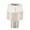 Oil Pressure Gauge Adapter 1 8in NPT Male To M10x1.0 Female for Oil Fuel Water Pressure Temperature Gauge Take Off