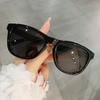  New Retro Polarized Men Square Sunglasses Shades Fashion Trending Gradient Blue Black Mirror Women Travel Sun Glasses