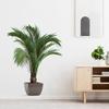 Simulation Greenery Potted Plant Wall Decal Easy Peeling and Stick Design Waterproof PVC Sticker for Indoor Space
