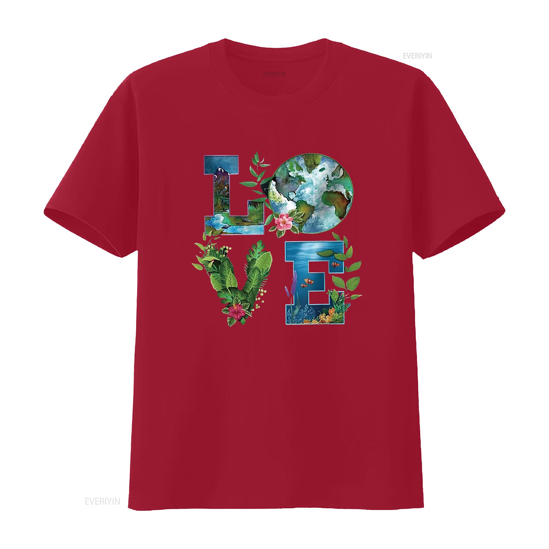 

Earth Day Planet Anniversary Everyday T Shirt vintage Washed homme Top For Everyday Wear designer clothes Breathable fashion S