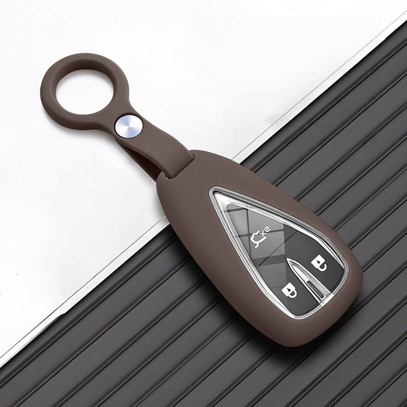 1Pcs Soft Silicone Key Case For S7 Sl03 S07 S05 S09 G318 Key Case Cover Fob Car Key Caps