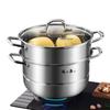 Zhang Xiaoquan 304 Stainless Steel Double Layer Steamer Pot