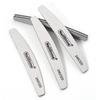 Imported Half-Moon Wear-Resistant Sandpaper Nail File - Double-Sided Durable Polishing Tool