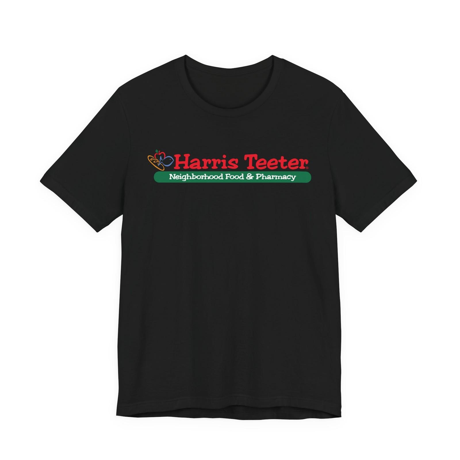 Harris Teeter Supermarket Logo Black/Navy Size S-5XL Unisex T-Shirt S разноцветный