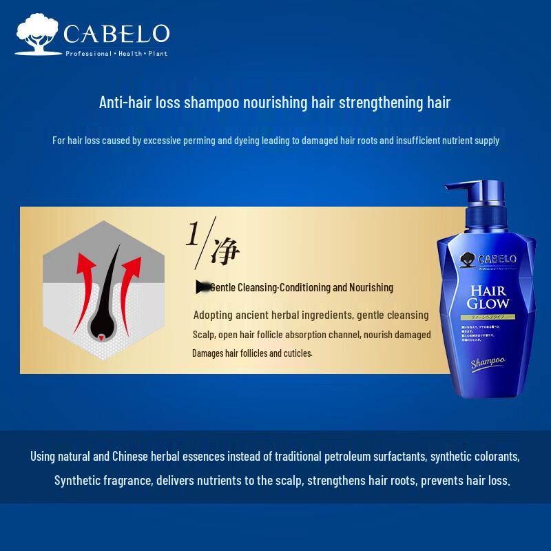 CABELO Anti-Hair Loss Shampoo for Damaged Hair