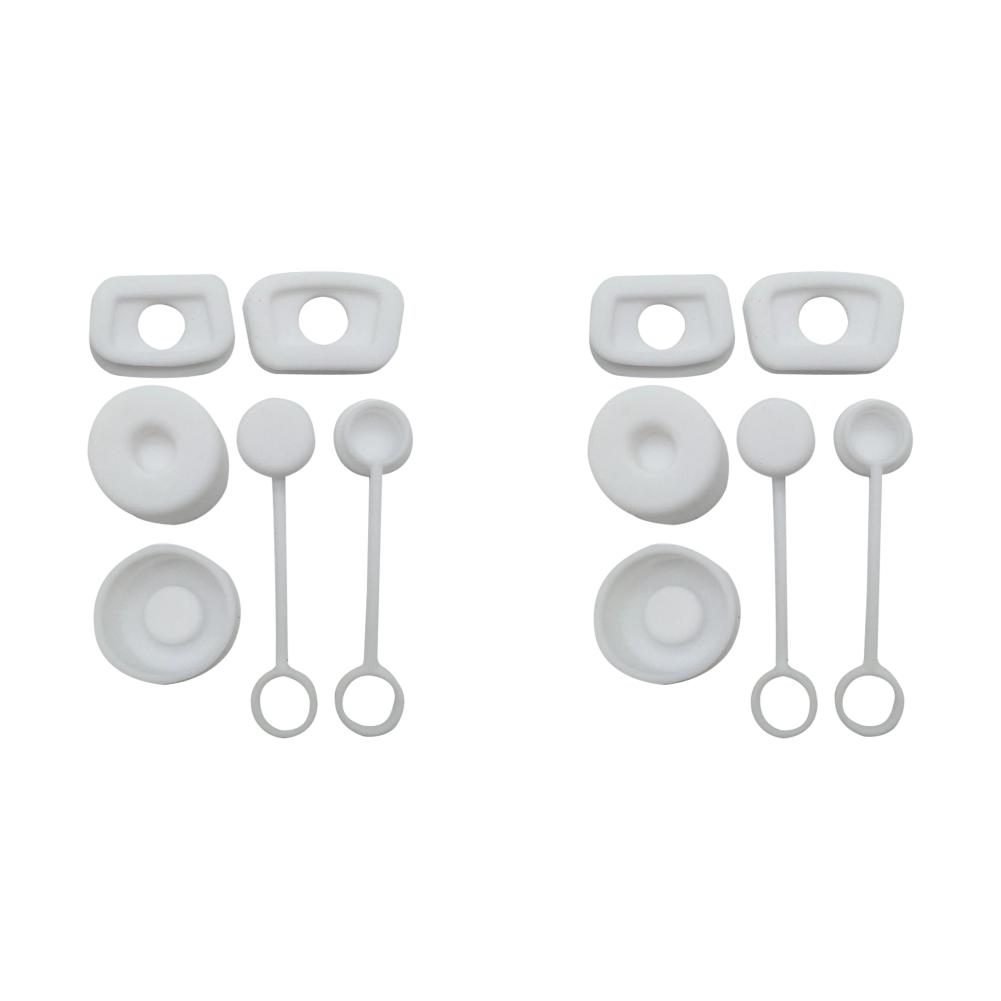 1-8er Set Silikon Auslaufsicherer Stopper für Stanley Cup 30oz/40oz 1.0 Becher Zubehör Wasserflasche Strohhalm Abdeckung Kappe Auslaufstopper